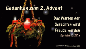 Sprüche 10,28 a - Das Warten der Gerechten wird Freude werden.