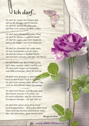 Ich darf von Margarete Böer Ich darf von Margarete Böer