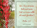 Psalm 27,1 - Der Herr ist mein Licht und mein Heil, vor wem sollte ich mich fürchten?