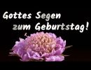 YOUTUBE VIDEO Gottes Segen zum Geburtstag - Gedicht von Hedi Bode - Musik: Seligstes Wissen (Instrumental)